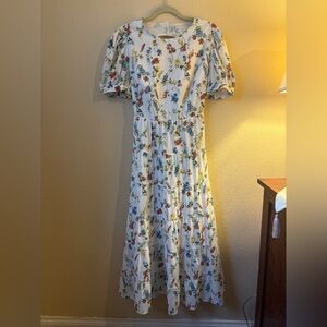 Floral Flowy Summer Cottagecore Dress Size Medium